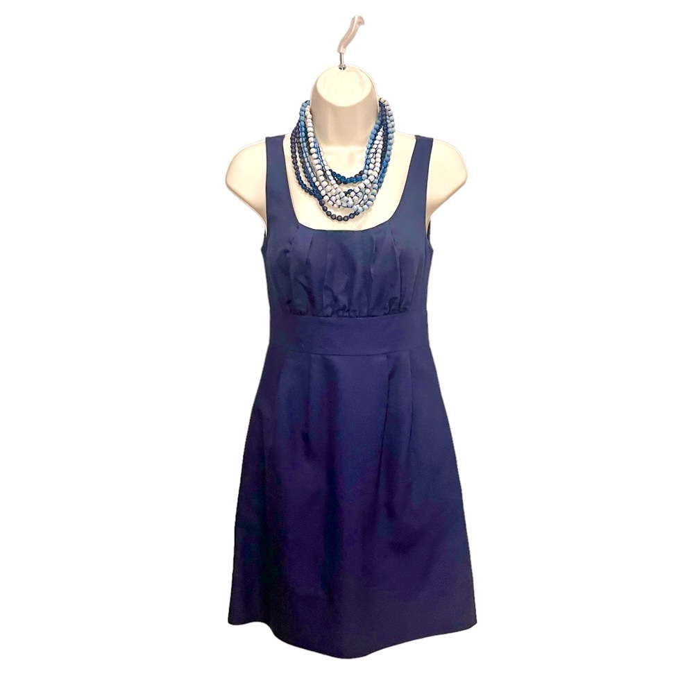 Vintage J. Crew Bridesmaid Empire Waist Sleeveless Dress.